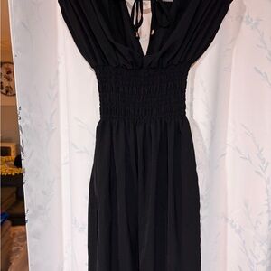 🔵  Black Women's Dress- summertime